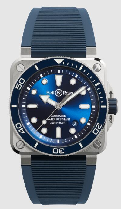 Review Bell and Ross BR 03 Replica Watch BR 03 DIVER BLUE STEEL BR03A-D-BLU-ST/SRB - Click Image to Close